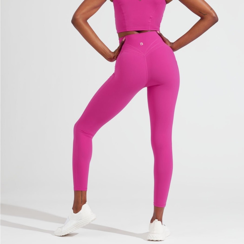 BuffBunny Monarch Highrise Leggings Pharaoh Pink - Picture 2 of 7